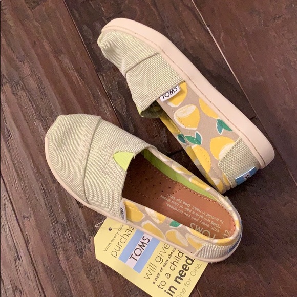 Toms Other - New Toms Yellow lemons